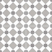 2 DUAL GRES chic howard grey new 44.5x44.5