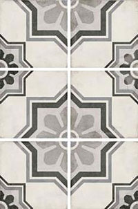 3 EQUIPE art nouveau capitol grey 20x20