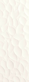 1 LOVE TILES genesis leaf white matt 35x100