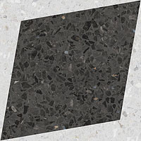 3 WOW drops natural rhombus decor graphite 18.5x18.5
