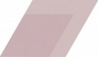 3 WOW flow diamond decor old rose 13.9x23.95
