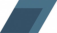 3 WOW flow diamond decor blue 13.9x23.95