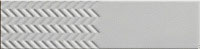 1 41ZERO42 biscuit waves bianco 5x20