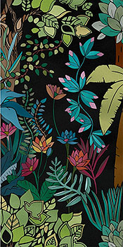 керамическая плитка настенная 41ZERO42 paper41 pro flora (2 рисунка) 50x100 - фото 2