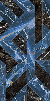 керамическая плитка универсальная NAXOS rhapsody outline blue levigato+ ret 60x120