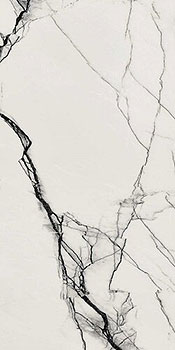 3 FLOOR GRES black and white marble breach high-glossy 60x120