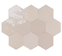 1 WOW zellige hexa nude 10.8x12.4