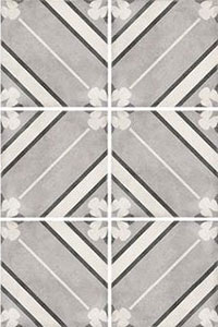 3 EQUIPE art nouveau inspire grey 20x20