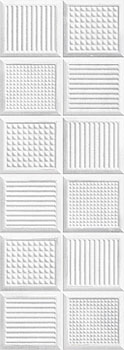 1 METROPOL arc art blanco 25x70