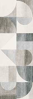 4 PORCELANITE DOS trent grey ocean decor retro ret 30x90