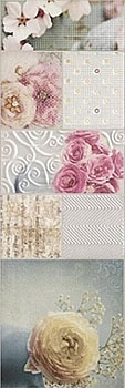 4 ROCERSA suger decorado angie a blanco 25x75