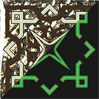 9 РОСКОШНАЯ МОЗАИКА вставки стекло кассиопея neo золото 8x8