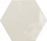 1 RIBESALBES geometry hex creme glossy 15x17.3