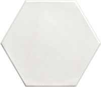 3 RIBESALBES geometry hex white mat 15x17.3