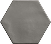 3 RIBESALBES geometry hex grey mat 15x17.3