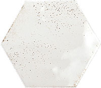 1 RIBESALBES hope hex white glossy 15x17.3