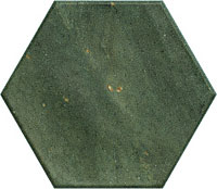 3 RIBESALBES hope hex olive mat 15x17.3