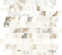 12 VALLELUNGA luce grey mosaico brick mix 32x37