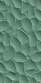 1 LOVE TILES genesis leaf green white 30x60