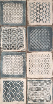 керамическая плитка настенная DECOCER toscana blue 20x20 - фото 2