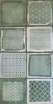 керамическая плитка настенная DECOCER toscana green deco 20x20 - фото 2 керамическая плитка настенная DECOCER toscana green deco 20x20 - фото 2