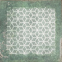 1 DECOCER toscana green deco 20x20