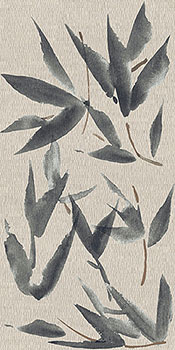 3 APE munui leaves linen mix mat 60x120x0.8