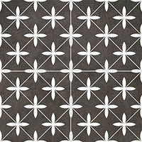 2 NICEKER chic poole black 45x45