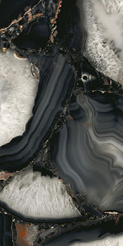 3 EMIL tele di marmo precious agate black lap 60x120