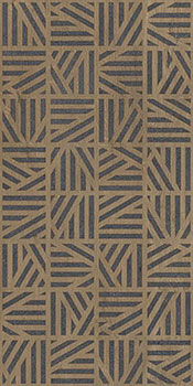 3 SANCHIS nara lattice wallnut сoncrete dark 60x120