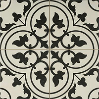 3 ETILI ledbury charcoal black pre-cut 45x45