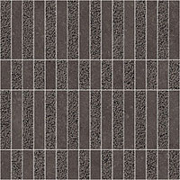 12 41ZERO42 nok mosaic rug ebony 30x30